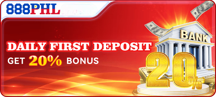 DAILY FIRST DEPOSIT GET 20% BONUS