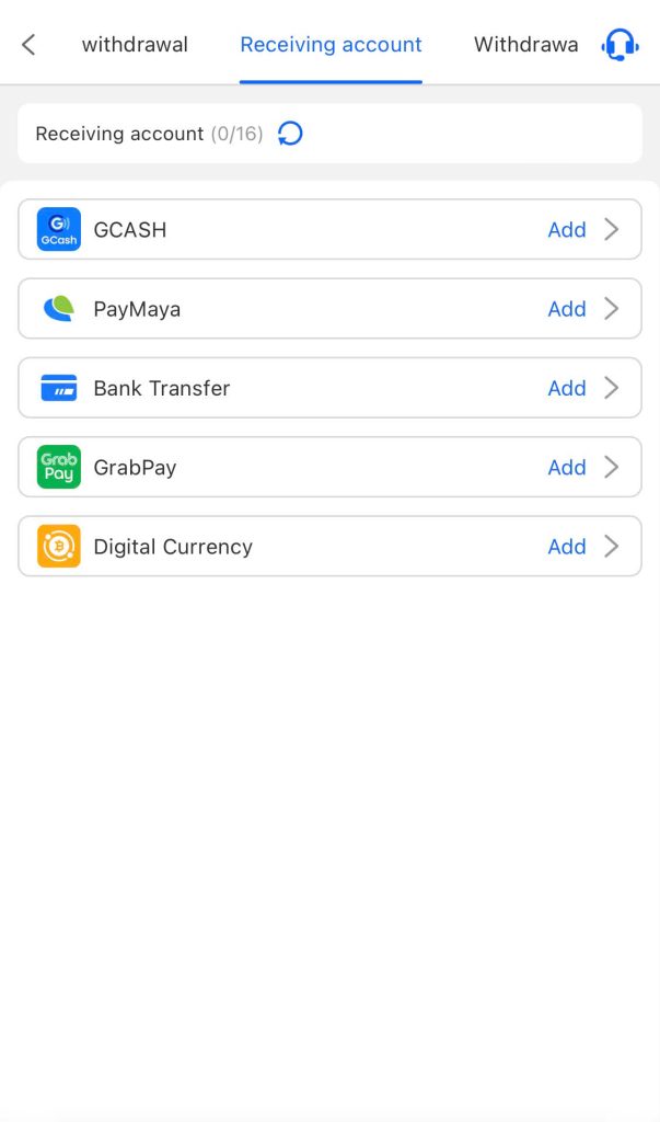 Step 3: Add Withdrawal Address